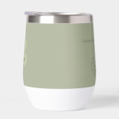 Personalized Labrador Wine Tumbler  Currently Busy (右面)