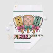 Personalized Ladies' Pickleball Clip-on Towel ゴルフタオル (インサイチュ)