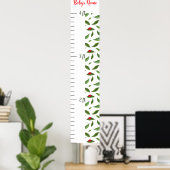 Personalized Ladybug Baby Growth Chart ポスター (ホームオフィス)