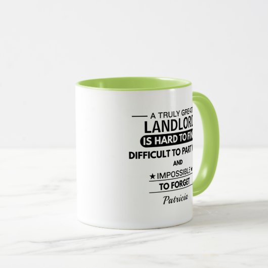 Personalized Landlord マグカップ (正面右)
