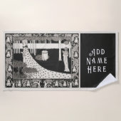 Personalized Large Beardsley Beach Towel ビーチタオル (正面)
