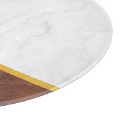 Personalized Last Name Est Date Round Glass カッティングボード (角)