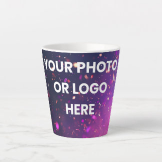 “Personalized Latte Mug – Add Your Photo or Logo” カフェラテマグ