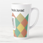 Personalized Latte Mug-editable image & text カフェラテマグ (右)