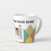Personalized Latte Mug-editable image & text カフェラテマグ (右アングル)