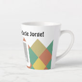 Personalized Latte Mug-editable image & text カフェラテマグ (右)