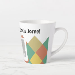 Personalized Latte Mug-editable image & text カフェラテマグ