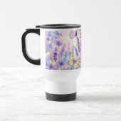Personalized Lavender Butterfly 15oz Travel Cup トラベルマグ (左)