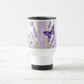Personalized Lavender Butterfly 15oz Travel Cup トラベルマグ (中央)