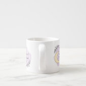 Personalized Lavender Eid Mubarak Espresso Mug エスプレッソカップ (裏面)