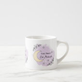 Personalized Lavender Eid Mubarak Espresso Mug エスプレッソカップ (右)