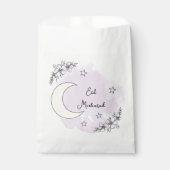 Personalized Lavender Eid Mubarak Favor Bag フェイバーバッグ (正面)