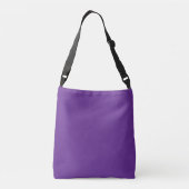 Personalized Lavender Purple Woman Elegant Chic クロスボディバッグ (裏面)