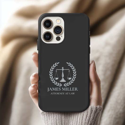 Personalized Lawyer Phone Case Gift for Attorneys iPhoneケース