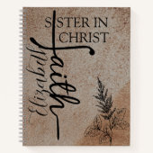 Personalized Leather Christian Journal for Her,  ノートブック (正面)