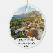 Personalized Leavenworth Ornament, Washington セラミックオーナメント (左)