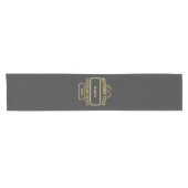 Personalized Legendary Series Gold  Birthday ショートテーブルランナー (横)