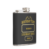 Personalized Legendary Series Gold  Birthday フラスク (右)