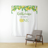 Personalized Lemon Birthday タペストリー (インサイチュ)
