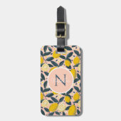 Personalized Lemon Luggage Tag  ラゲッジタグ (正面縦)