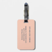 Personalized Lemon Luggage Tag ラゲッジタグ (裏面縦)