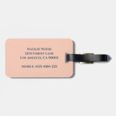 Personalized Lemon Luggage Tag  ラゲッジタグ (裏面横)