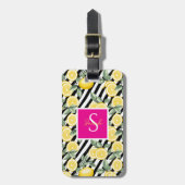 Personalized Lemon Luggage Tag  ラゲッジタグ (正面縦)