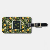Personalized Lemon Luggage Tag  ラゲッジタグ (正面横)