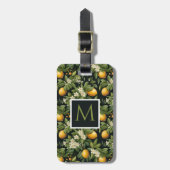 Personalized Lemon Luggage Tag  ラゲッジタグ (正面縦)