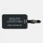 Personalized Lemon Luggage Tag  ラゲッジタグ (裏面横)