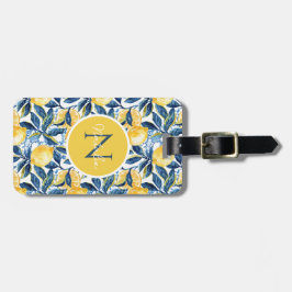 Personalized Lemon Luggage Tag ラゲッジタグ