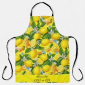 Personalized Lemon & Pills Pharmacy Kitchen  エプロン (正面)