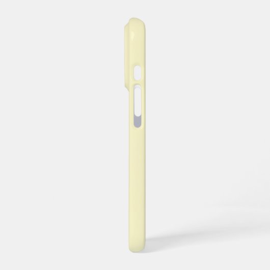 Personalized LemonChiffon iPhone Case with Custom iPhoneケース (左側面)