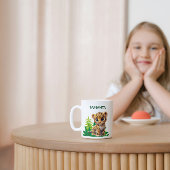 Personalized Leopard Mug コーヒーマグカップ