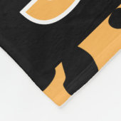 Personalized Leopard Print Custom Name Wild Animal フリースブランケット (角)