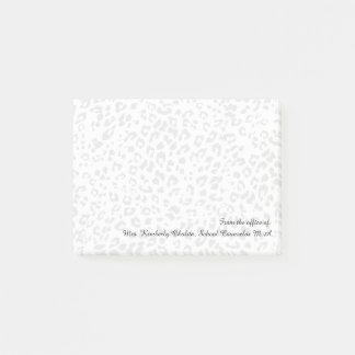 Personalized Leopard Print Office Post-it Notes ポストイット