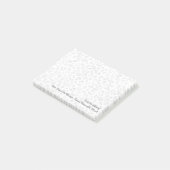 Personalized Leopard Print Office Post-it Notes ポストイット (アングル)