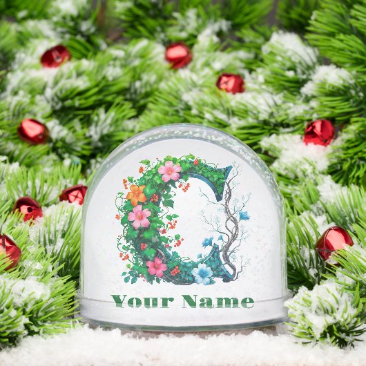 Personalized Letter C (クリスマス)