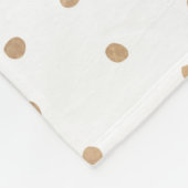 Personalized Letter Custom Name Monogram フリースブランケット (角)