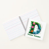 Personalized Letter D ノートブック (内部)