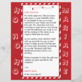 Personalized Letter From Santa For Kids (正面)