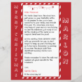 Personalized Letter From Santa For Kids (正面)