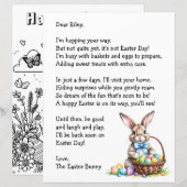 Personalized Letter & from the Easter Bunny (正面/裏面)