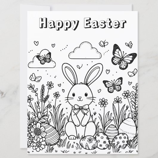 Personalized Letter & from the Easter Bunny (裏面)