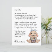 Personalized Letter & from the Easter Bunny (スタンド正面)