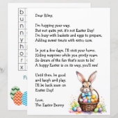 Personalized Letter from the Easter Bunny (正面/裏面)