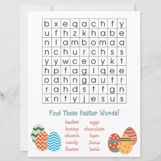 Personalized Letter from the Easter Bunny (裏面)