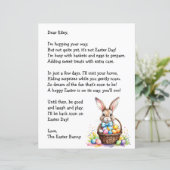 Personalized Letter from the Easter Bunny (スタンド正面)