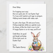 Personalized Letter from the Easter Bunny (正面)