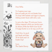 Personalized Letter & from the Easter Bunny (正面/裏面)